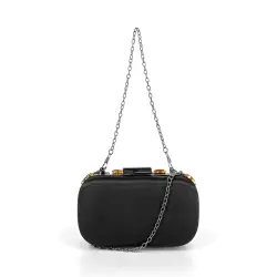 Bolso mini formato caja con pedrería