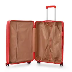 Maleta grande expandible rígida con capacidad hasta 110 L