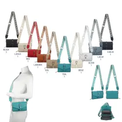 Bolso bandolera pequeño con tira imántada