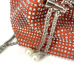 Bolso fiesta serraje  de mujer tipo saco