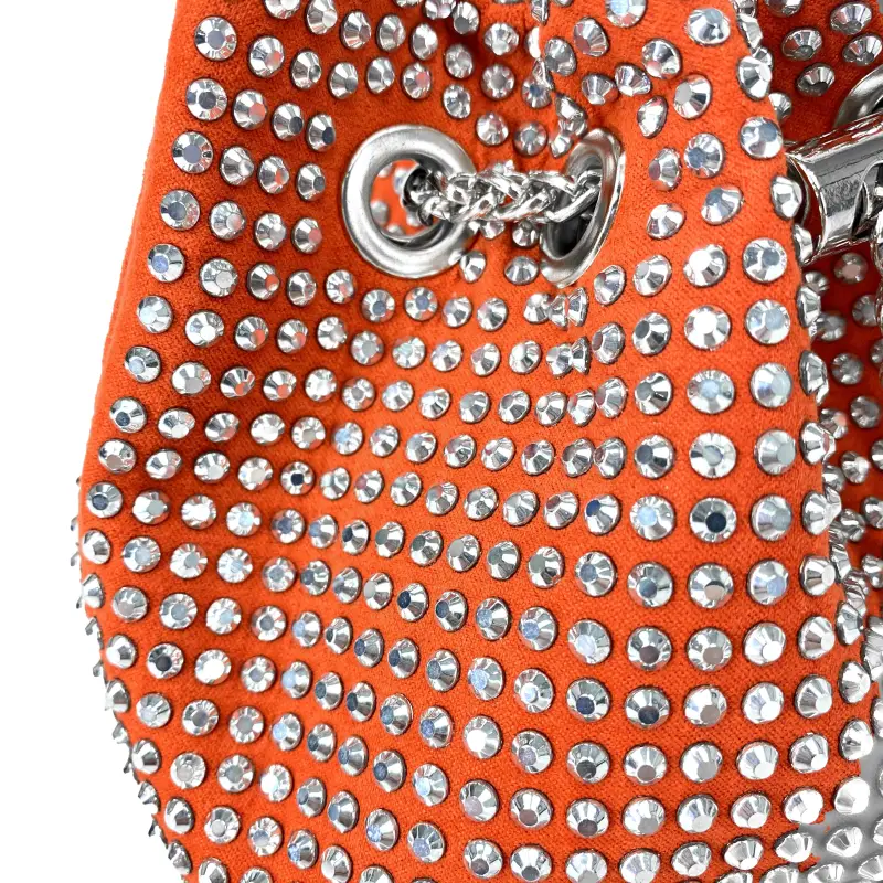 Bolso fiesta serraje  de mujer tipo saco