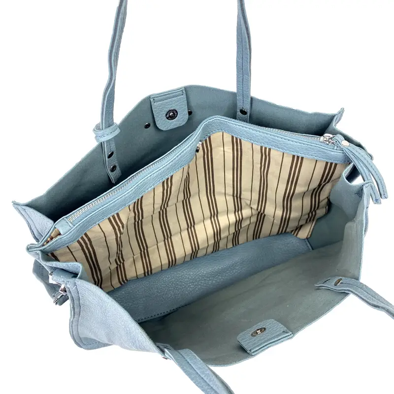 Bolso shopper ligero City Casual de piel vegana