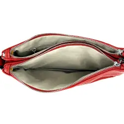 Bolso bandolera básica con tira jacquard