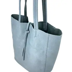 Bolso shopper grande con bandolera extraíble