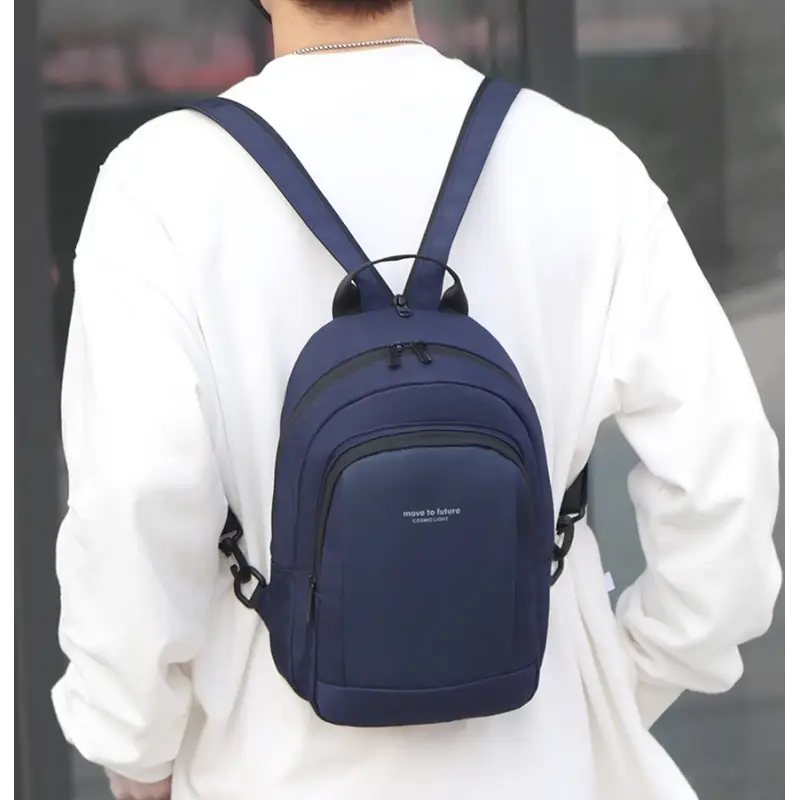 Bolso bandolera con portabilidad tipo mochila