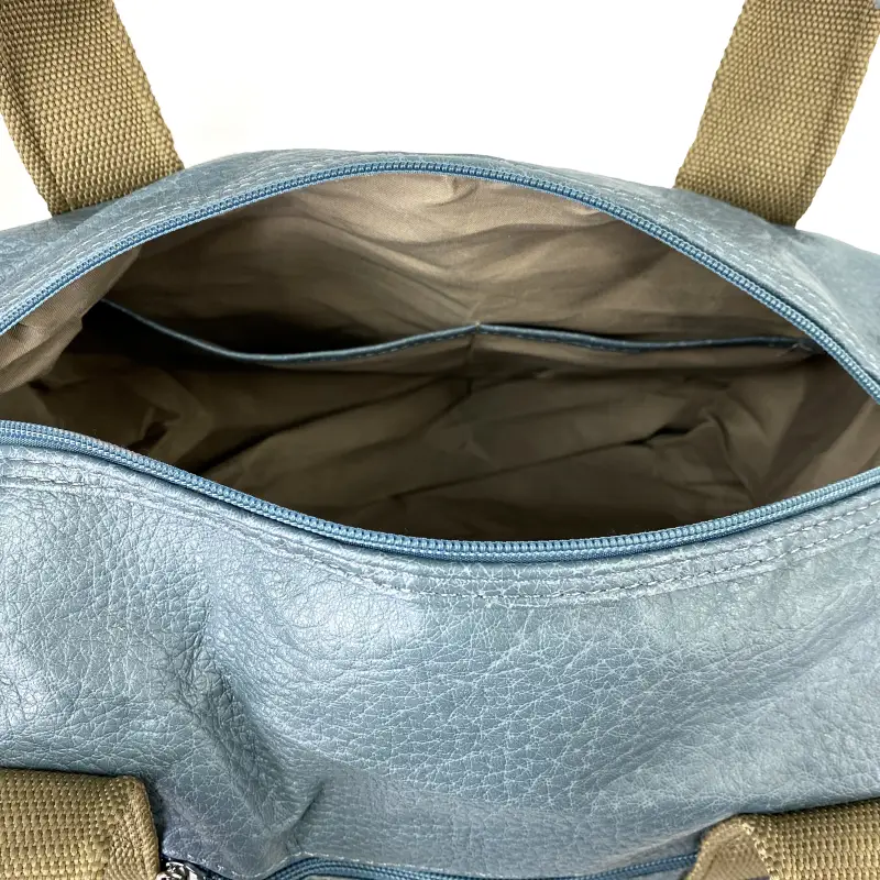 Bolsa de viaje en piel vegana