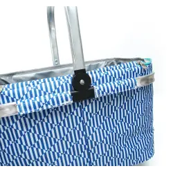 Cesta de picnic térmica plegable para 4 personas