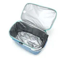 Cesta de picnic térmica plegable para 4 personas