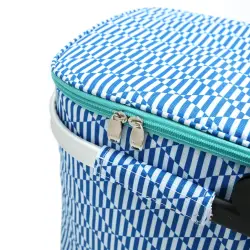 Cesta de picnic térmica plegable para 4 personas